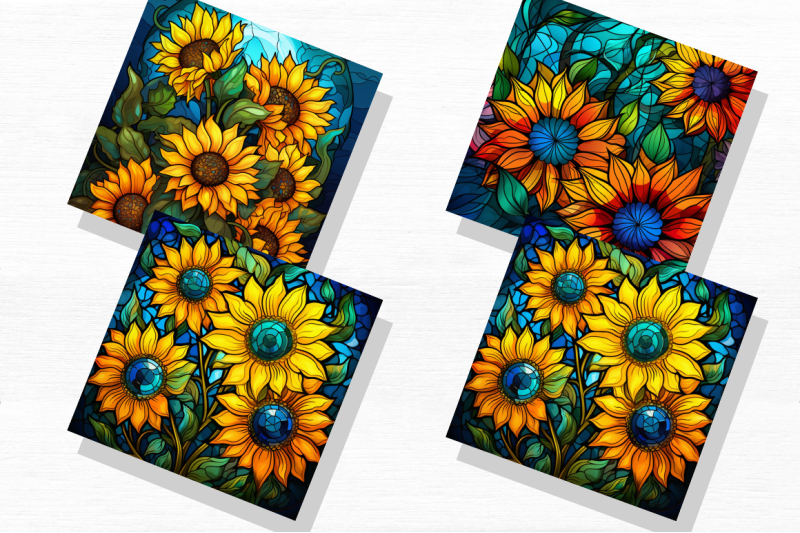 stained-glass-sunflowers-sublimation-bundle