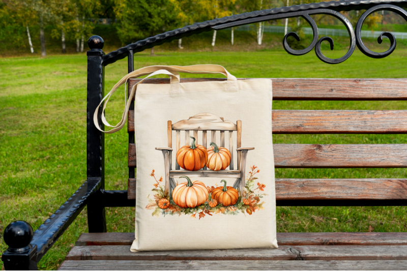 autumn-chairs-watercolor-pumpkins-backgrounds-bundle