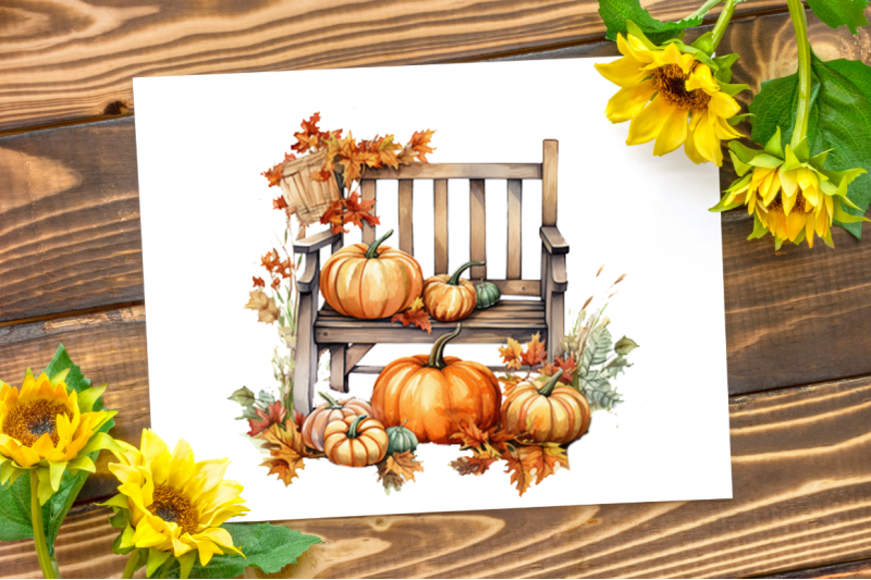 autumn-chairs-watercolor-pumpkins-backgrounds-bundle