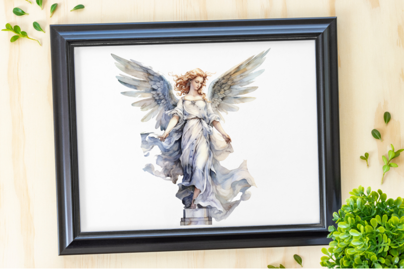 angel-statue-watercolor-sublimation