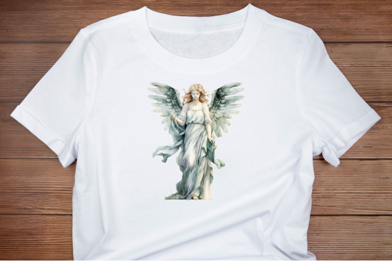 angel-statue-watercolor-sublimation