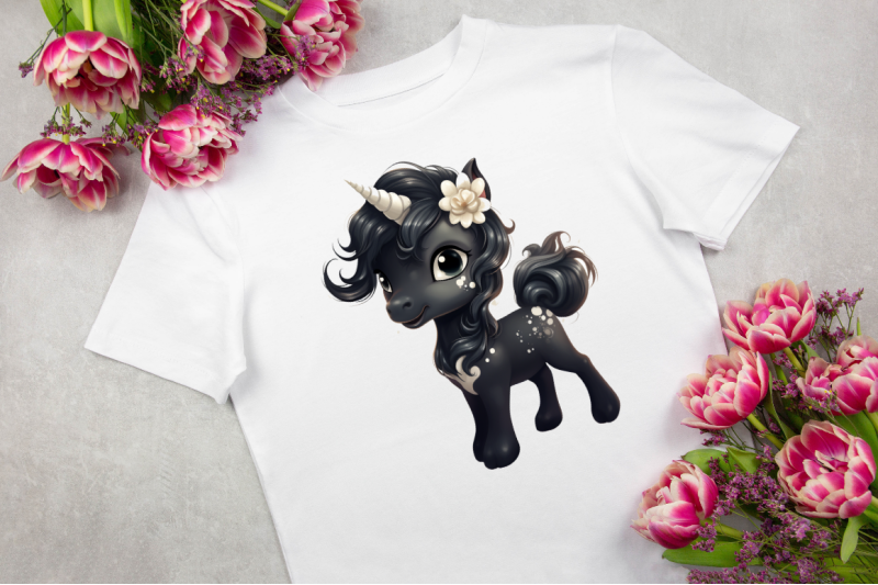 cute-black-unicorn-clipart