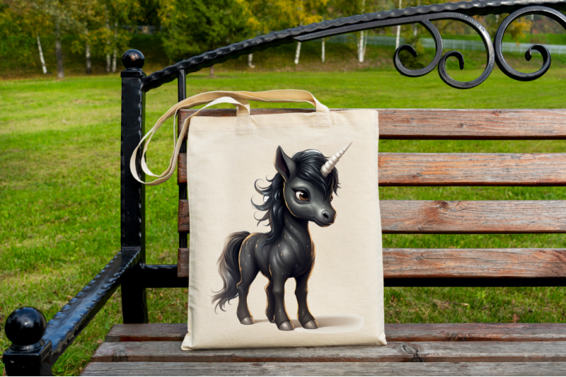 cute-black-unicorn-clipart