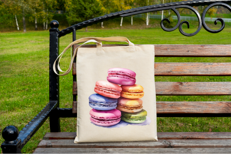 colorful-macaroons-watercolor-clipart