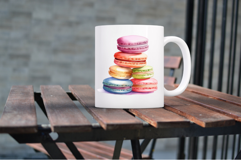 colorful-macaroons-watercolor-clipart