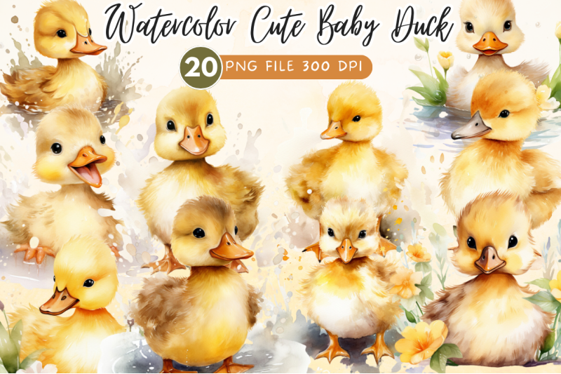 cute-baby-duck-watercolor