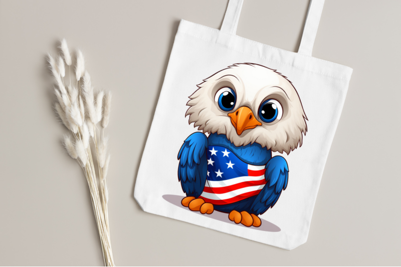 cute-baby-bald-eagle-4th-of-july-clipart