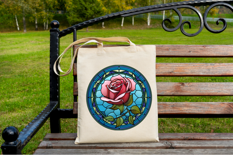 stained-glass-rose-feild-art-bundle