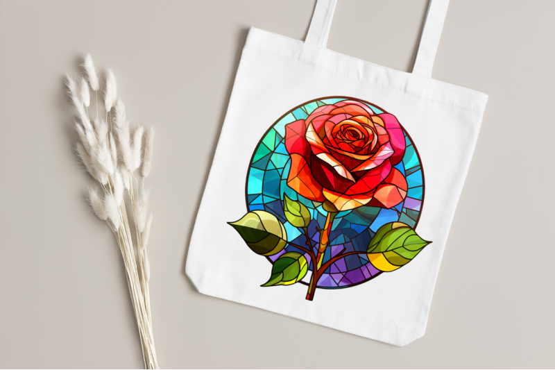 stained-glass-rose-feild-art-bundle