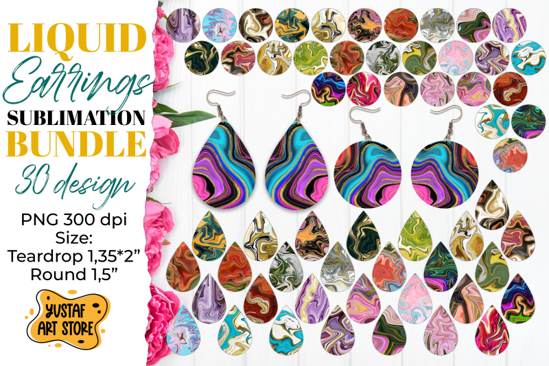 earrings-sublimation-bundle-teardrop-and-round-30-design