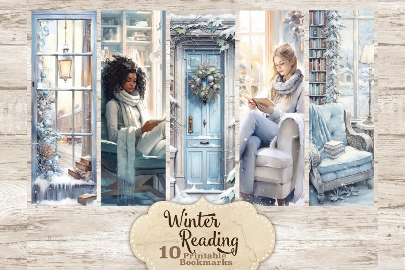 winter-reading-bookmarks-reading-printable