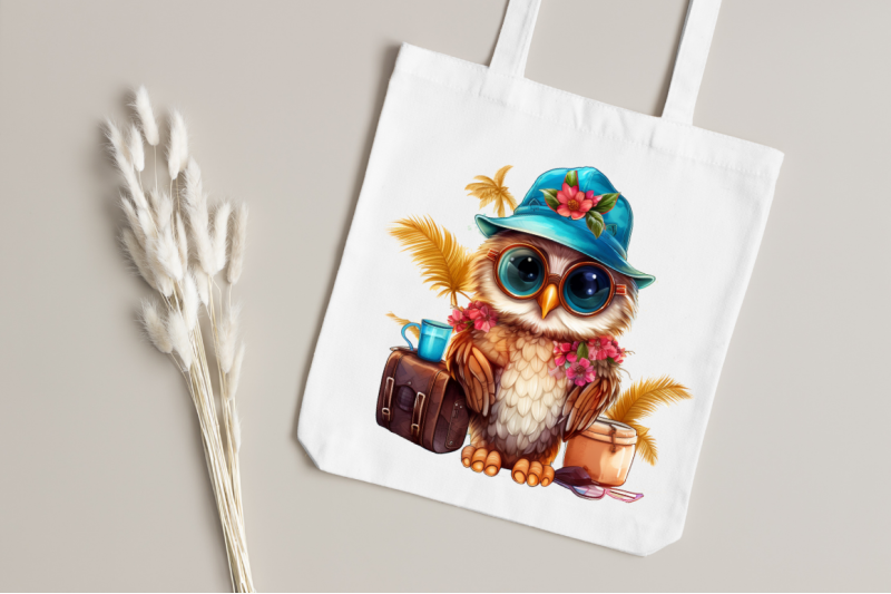 owl-on-vacation-sublimation-clipart