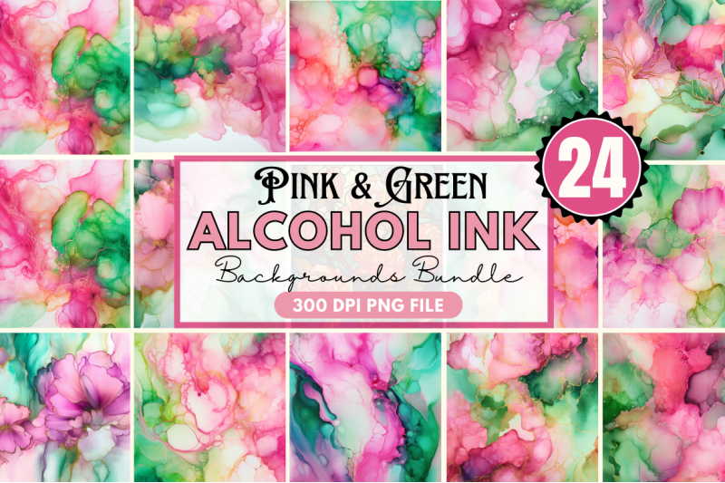 pink-amp-green-alcohol-ink-backgrounds