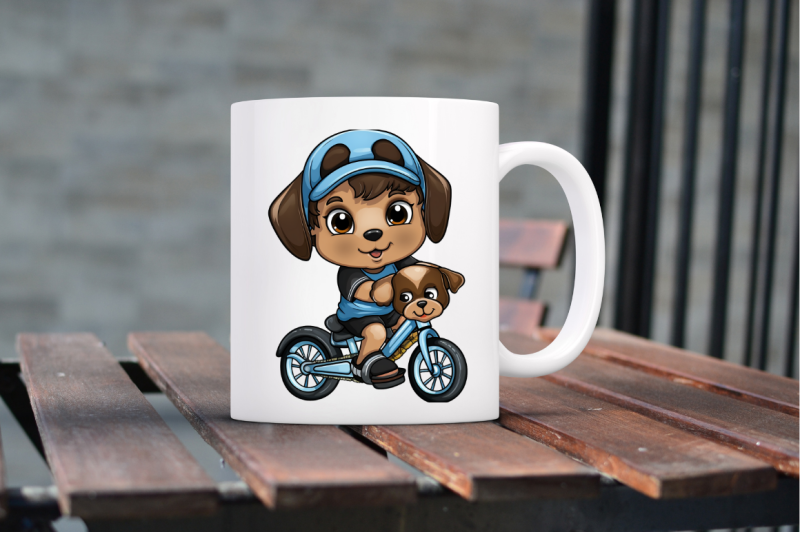 puppy-riding-bike-sublimation-clipart