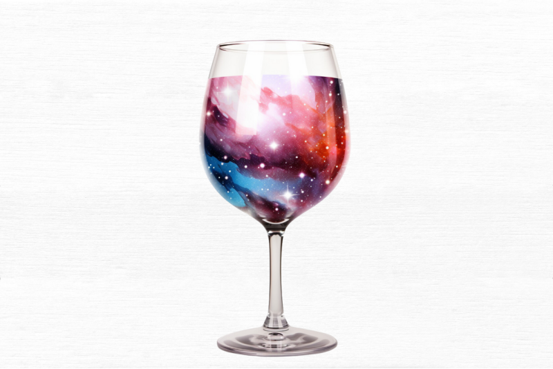 galaxy-in-wine-glass-sublimation-clipart