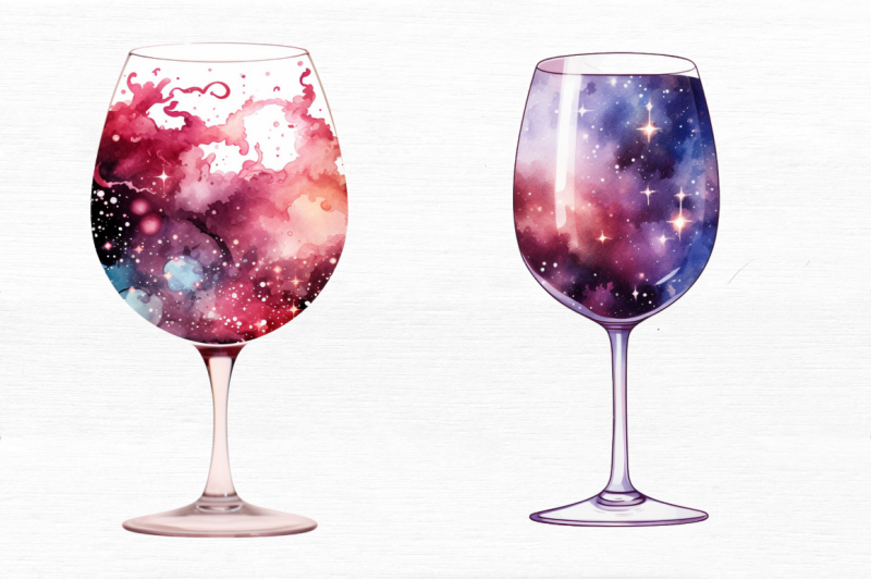 galaxy-in-wine-glass-sublimation-clipart