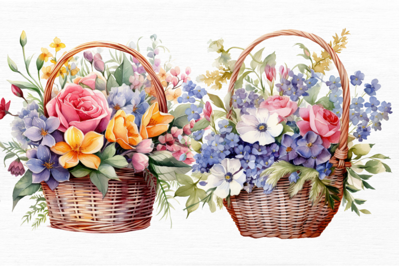 flowers-basket-watercolor