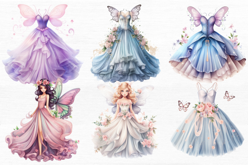 pretty-fairy-dress-clipart