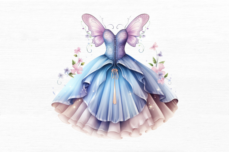 pretty-fairy-dress-clipart