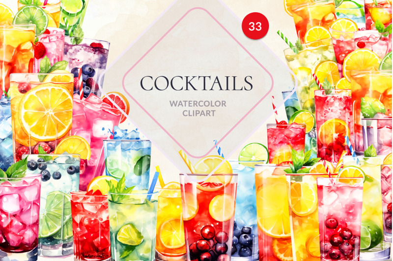 watercolor-cocktails-clipart