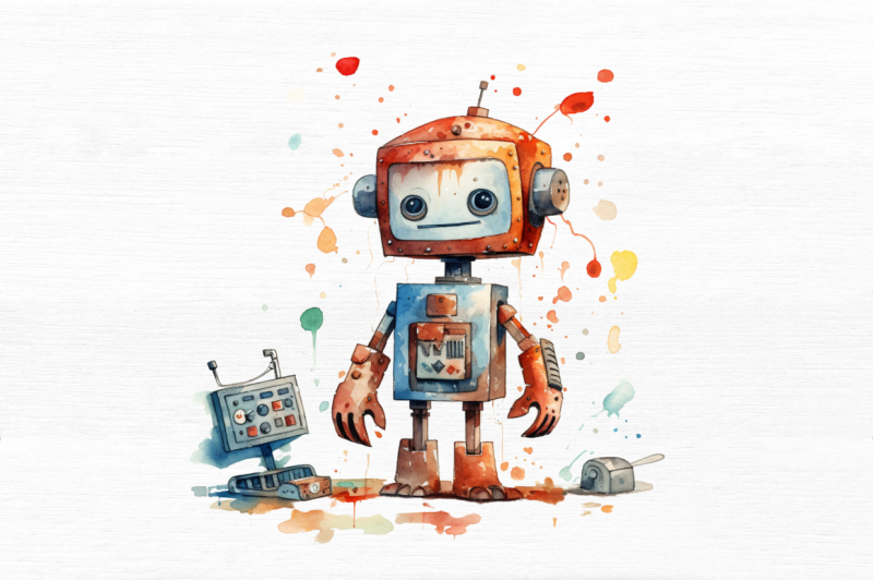 robot-boy-watercolor-sublimation-clipart