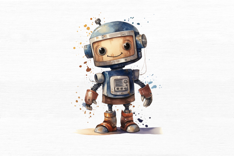 robot-boy-watercolor-sublimation-clipart