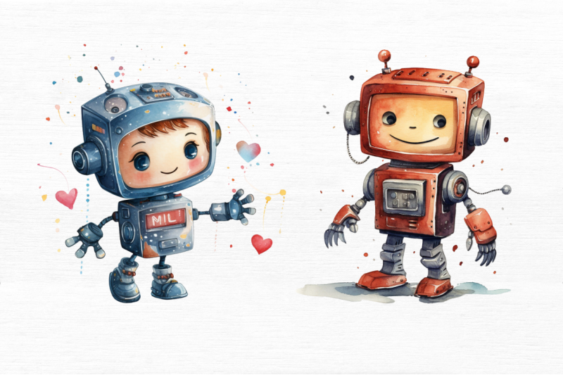 robot-boy-watercolor-sublimation-clipart