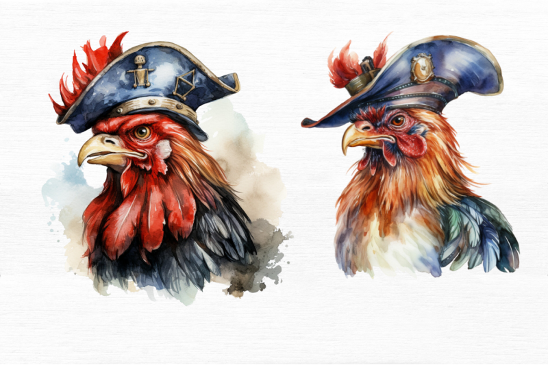 rooster-pirate-watercolor-sublimation