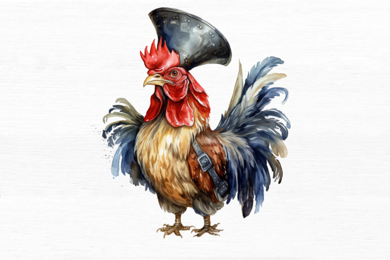 rooster-pirate-watercolor-sublimation