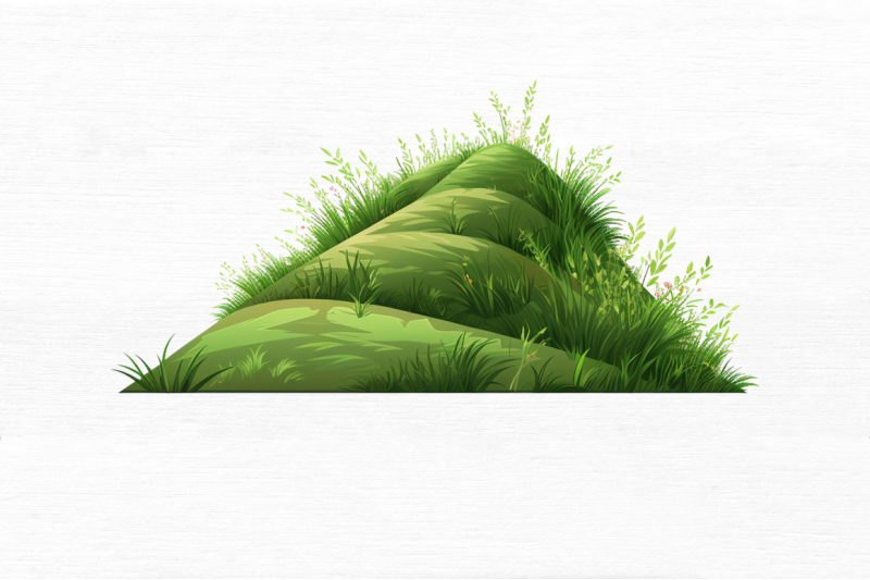 slope-with-grass-sublimation-clipart-bundle