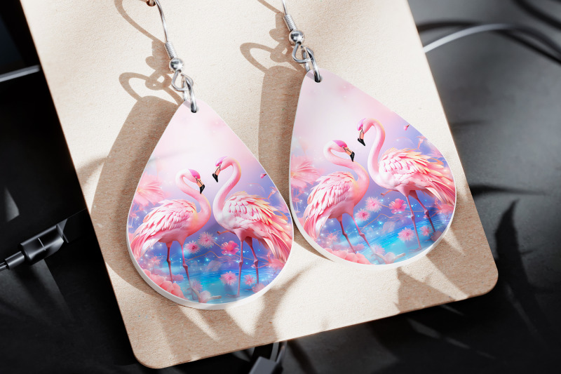 flamingo-earrings-sublimation-bird-earring-template