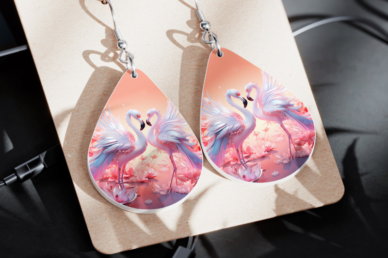 flamingo-earrings-sublimation-bird-earring-template
