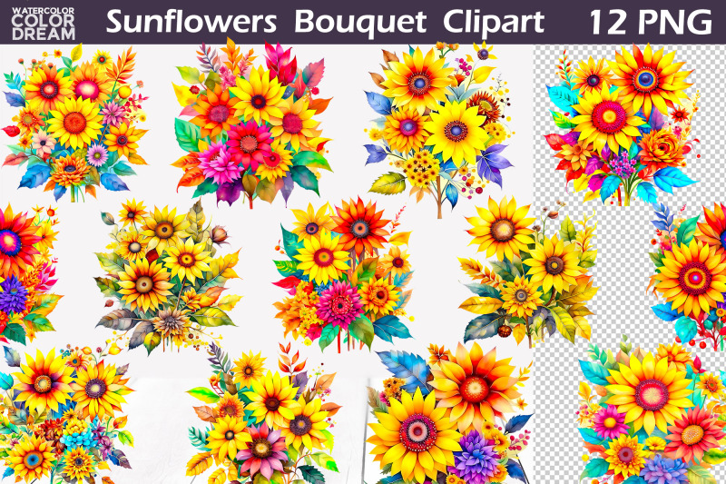 sunflowers-bouquet-clipart-fall-flowers-clipart-nbsp