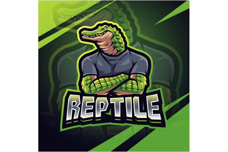 reptile-esport-mascot-logo-design