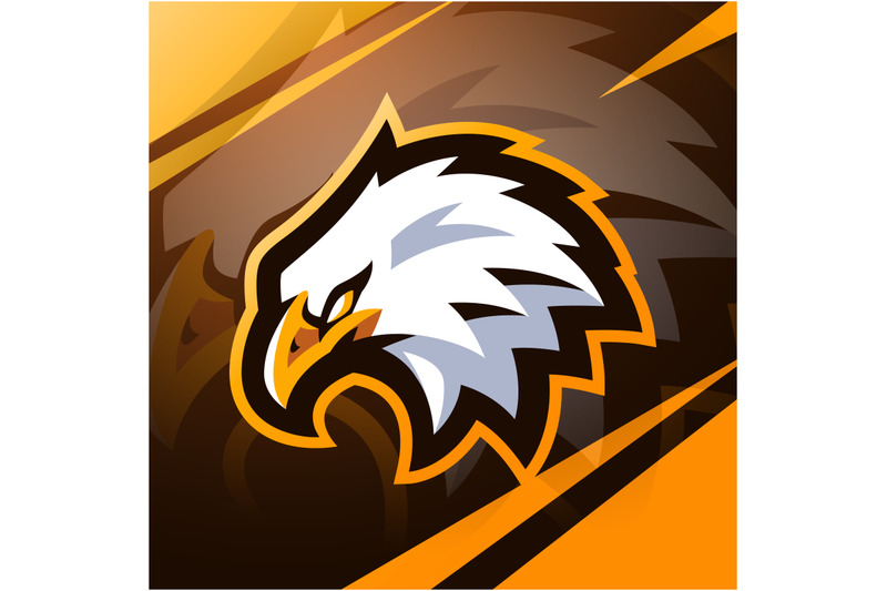 eagle-head-sport-mascot-logo-design