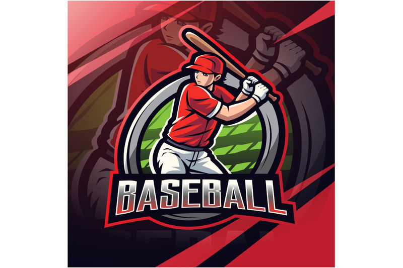 baseball-esport-mascot-logo-design