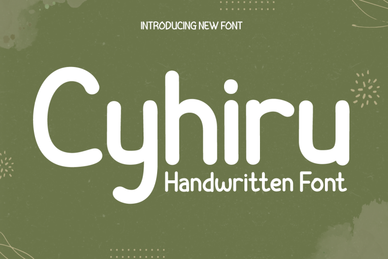 cyhiru-handwritten-display