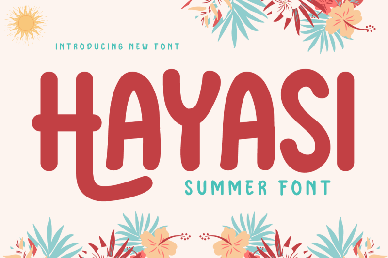 hayasi-summer-san-serif-display