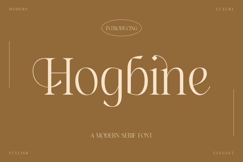 hogbine-typeface