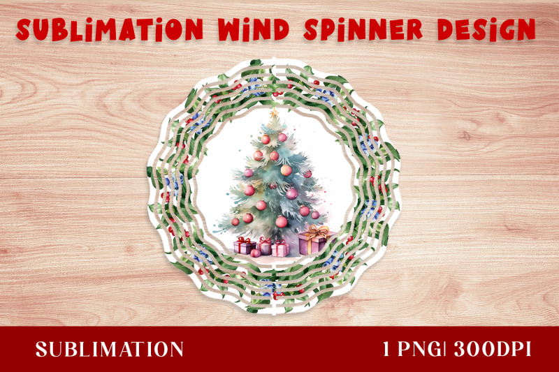 watercolor-christmas-tree-wind-spinner