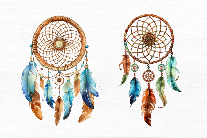 native-american-dreamcatcher-watercolor