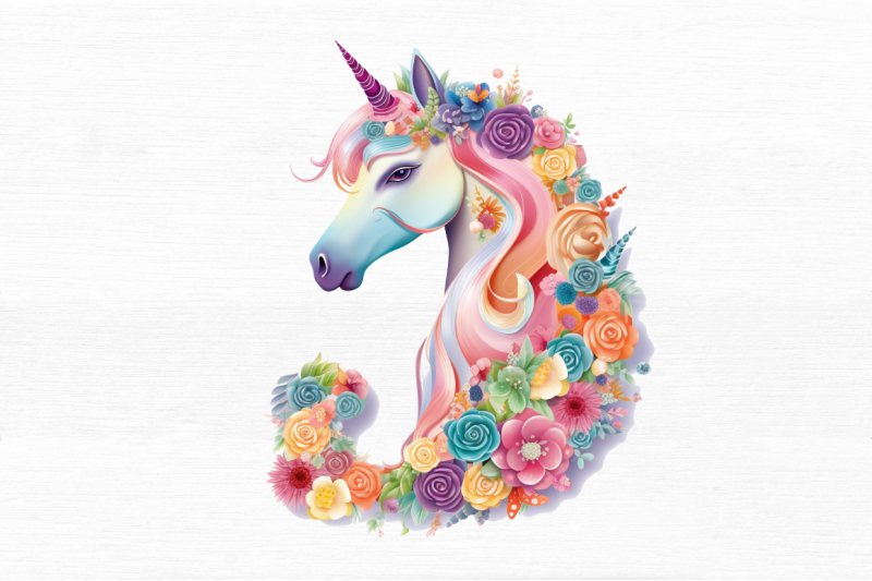 number-unicorn-birthday-clipart