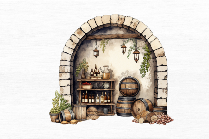 vintage-wine-cellar-sublimation