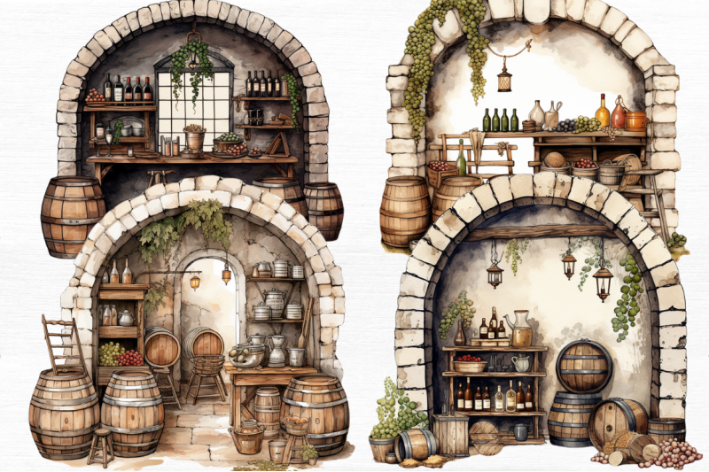 vintage-wine-cellar-sublimation