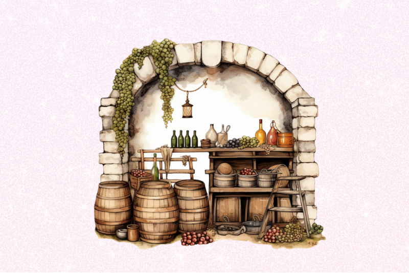 vintage-wine-cellar-sublimation