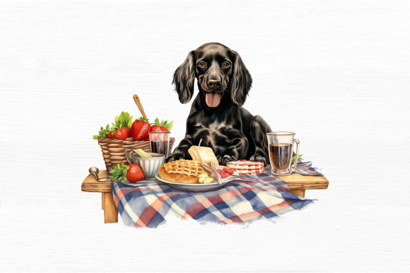 picnic-dog-clipart-bundle