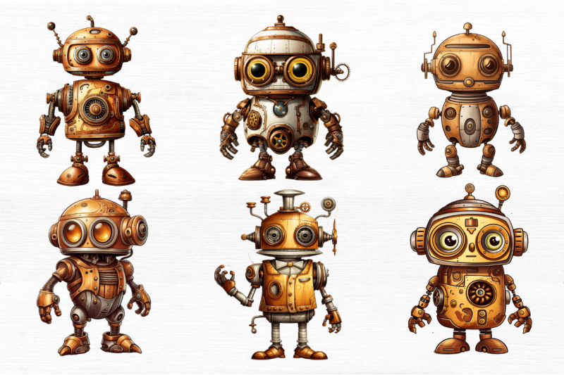 steampunk-little-robot-sublimation-bundle