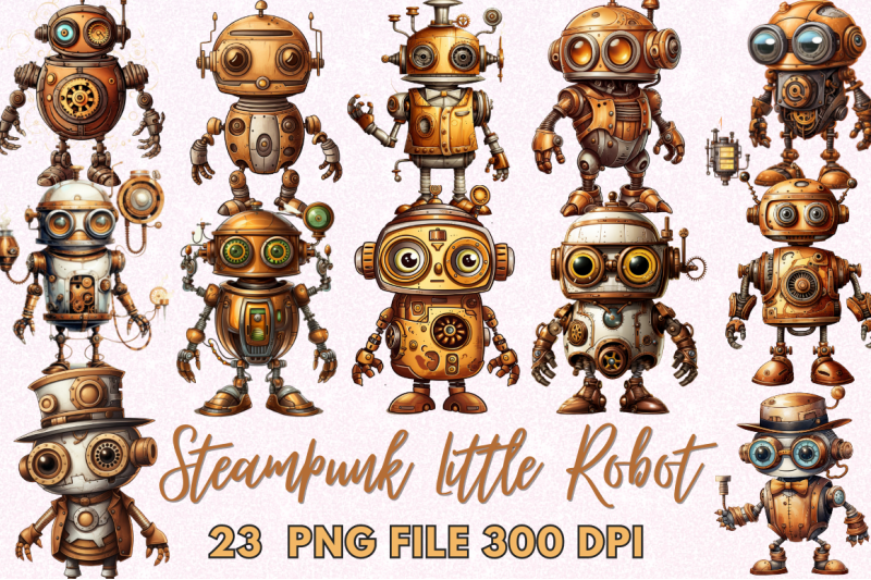 steampunk-little-robot-sublimation-bundle