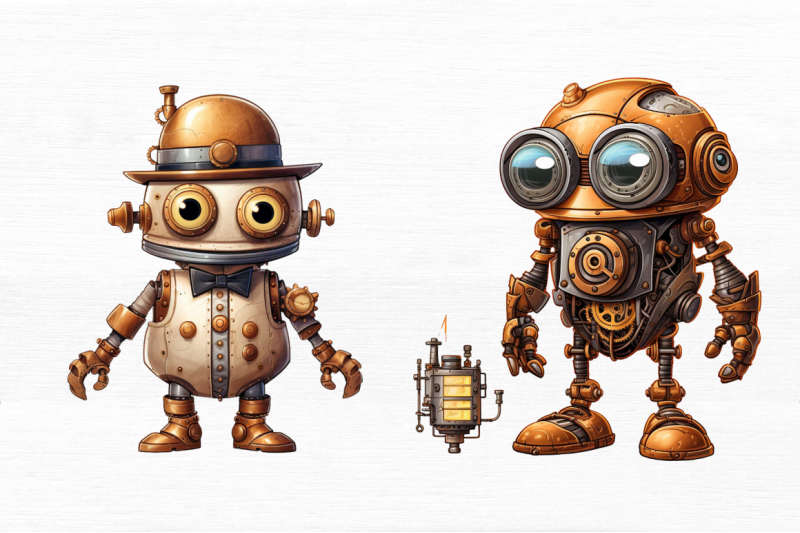 steampunk-little-robot-sublimation-bundle