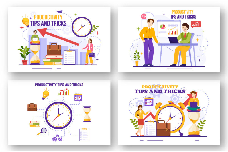 13-productivity-tips-and-trick-illustration